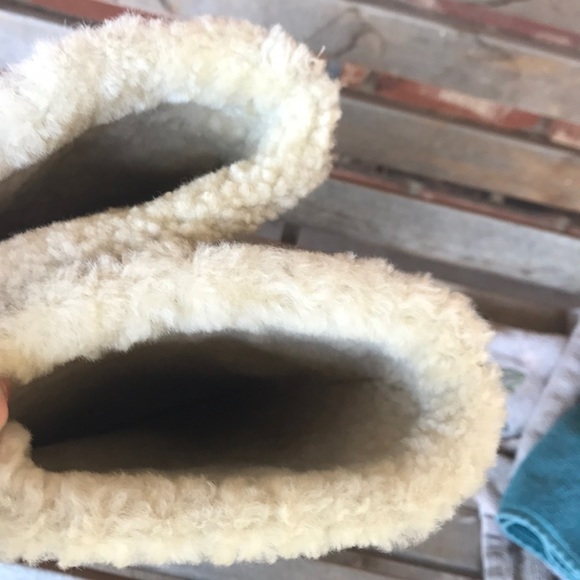 Tory Burch shearling lined clog boots - Picture 4 of 5